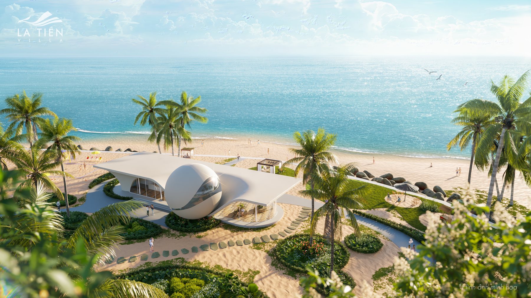 Bãi biển và tiện ích ven biển trong quần thể